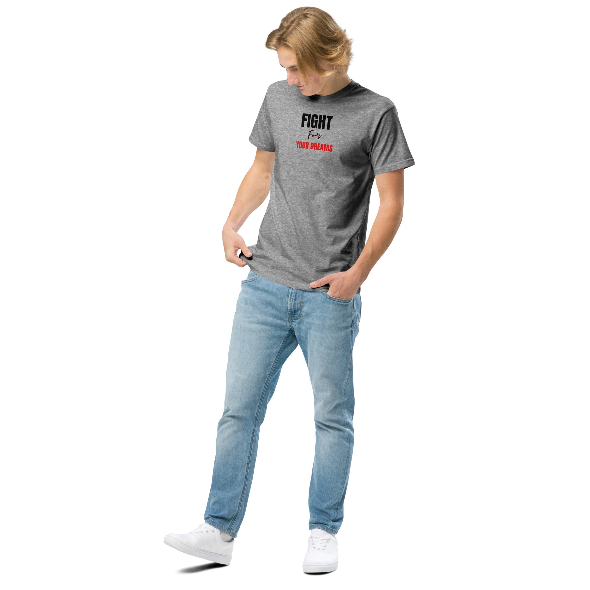 Fight for your dream Unisex organic cotton tee - On The Grind Gear