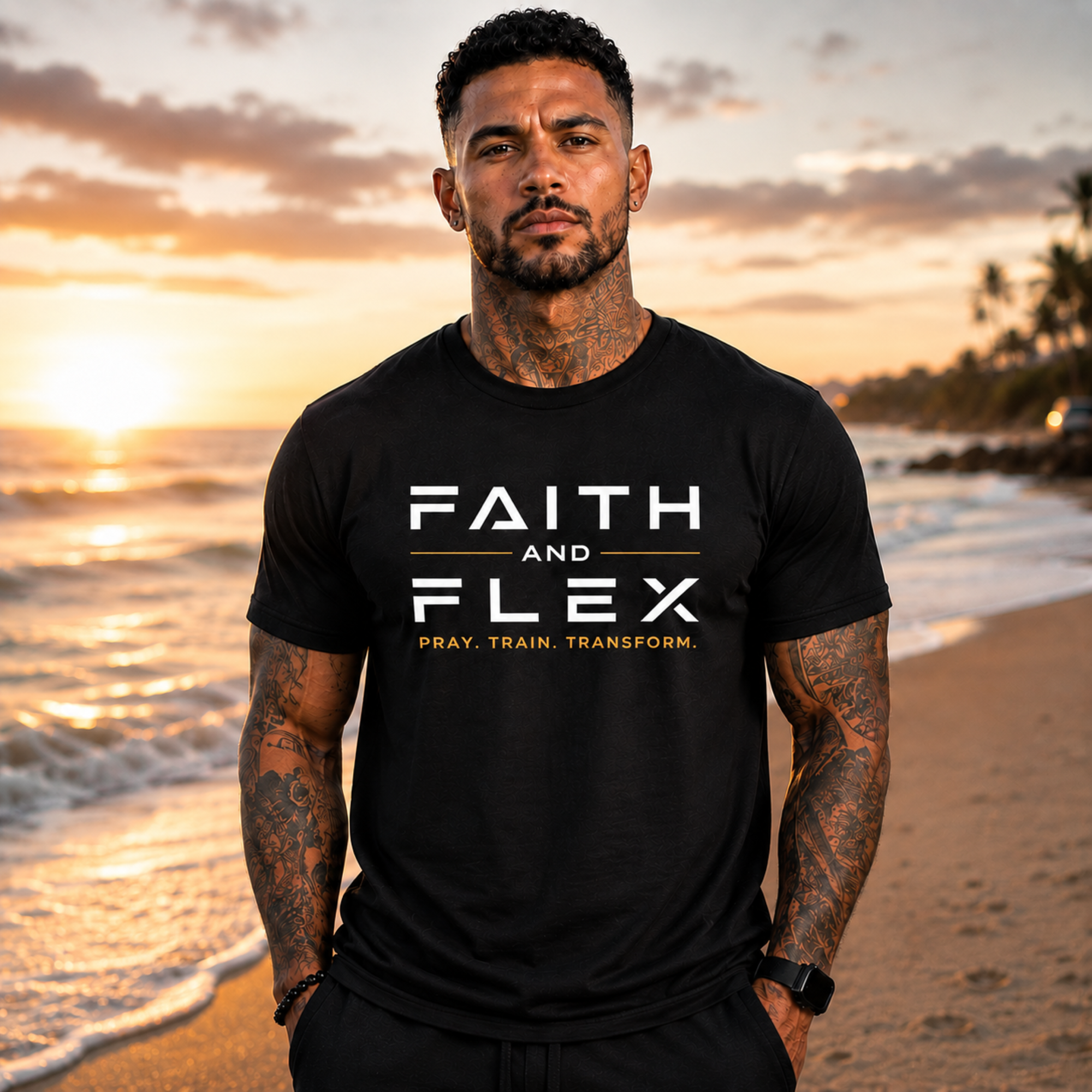 FAITH AND FLEX UNISEX TSHIRT
