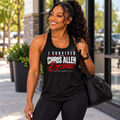 I SURVIVED THE CHRIS ALLEN EXPERIENCE RACERBACK TANK TOP