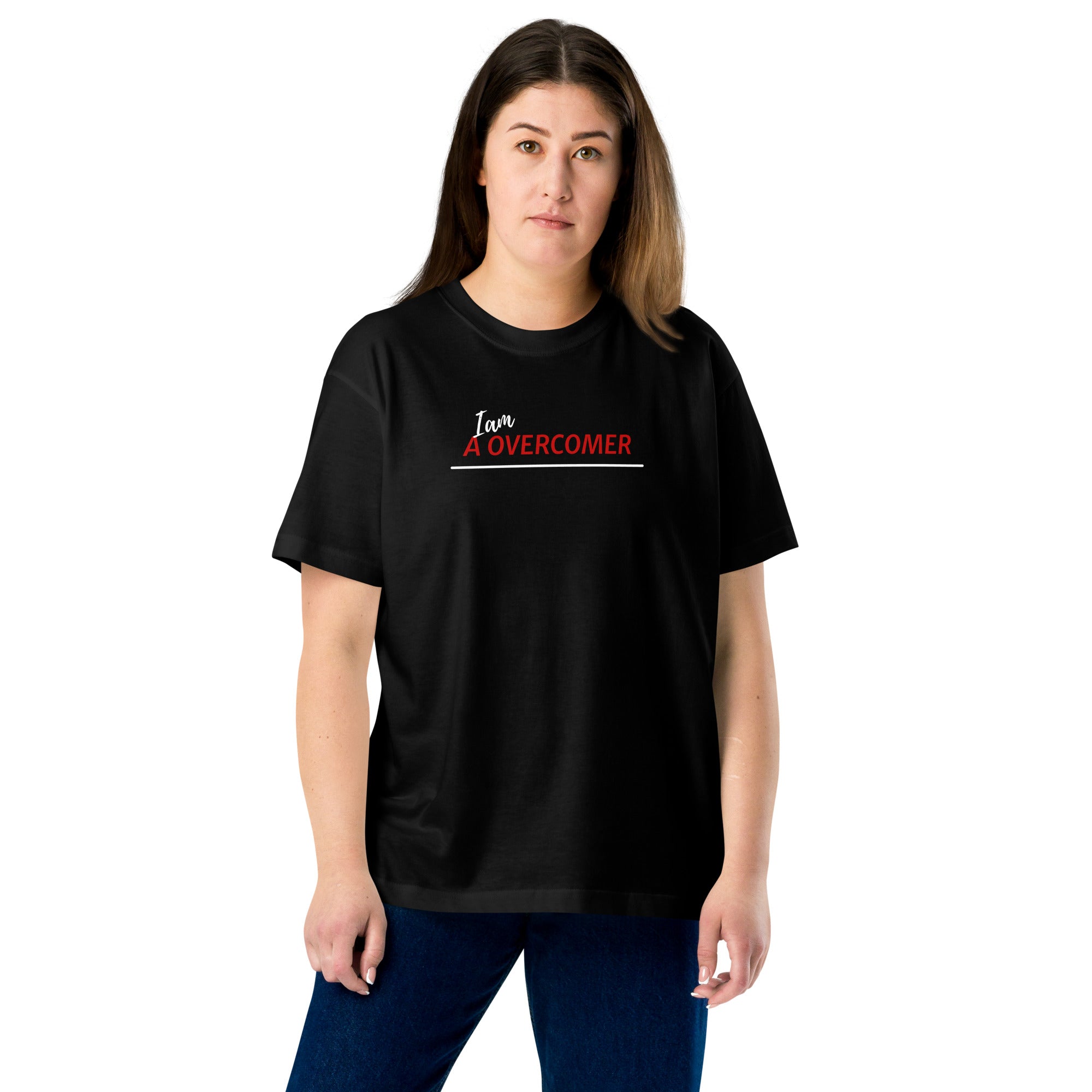 I am an overcomer Lightweight cotton t-shirt - On The Grind Gear