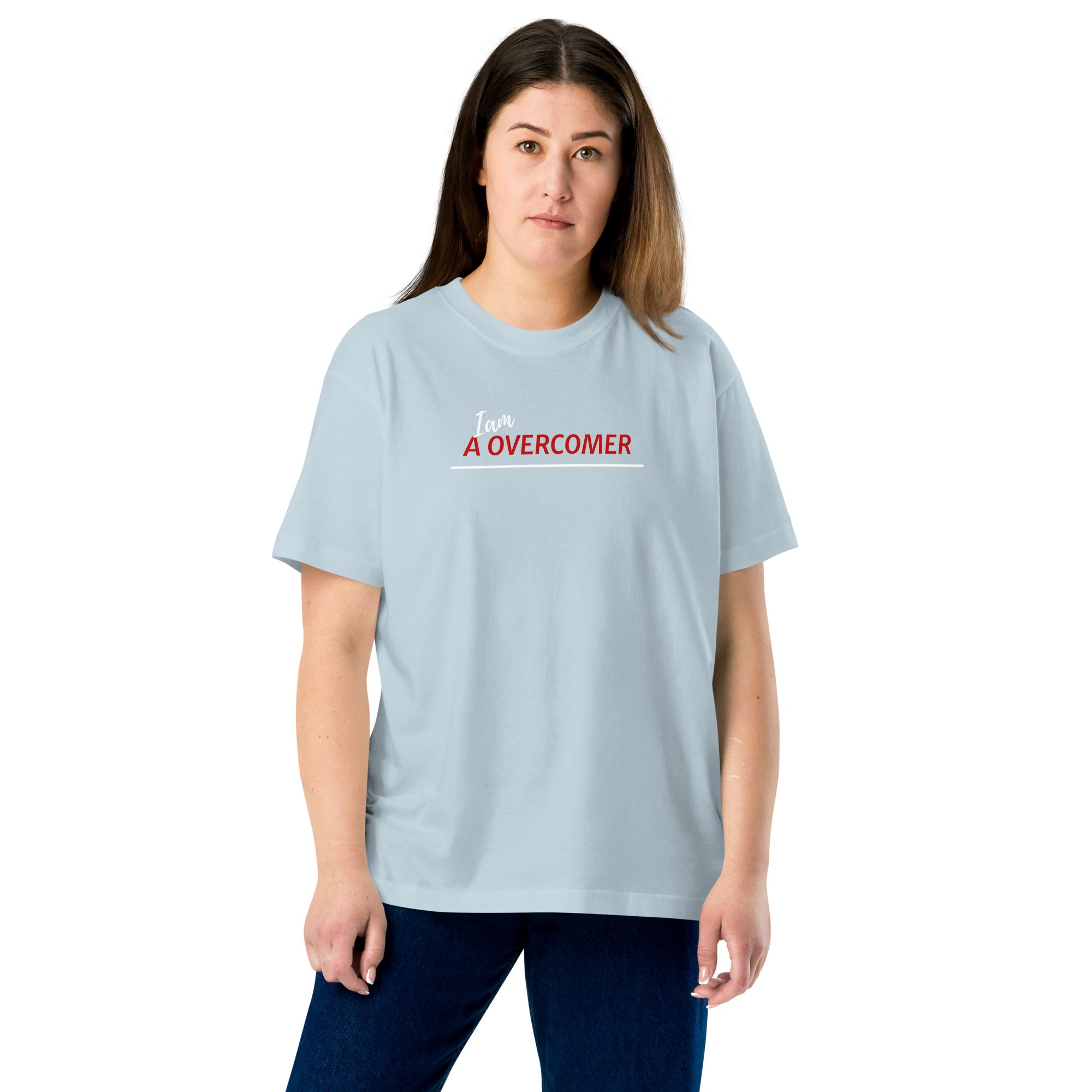 I am an overcomer Lightweight cotton t-shirt - On The Grind Gear
