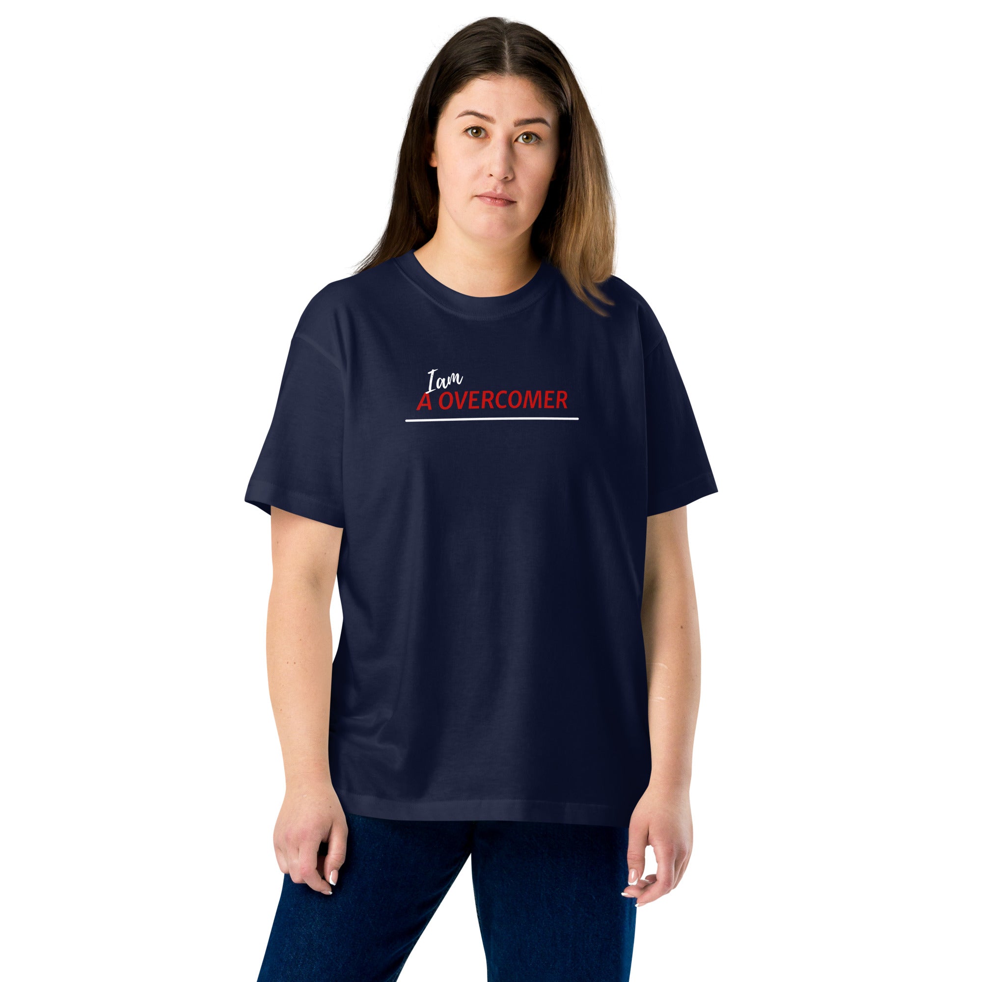 I am an overcomer Lightweight cotton t-shirt - On The Grind Gear
