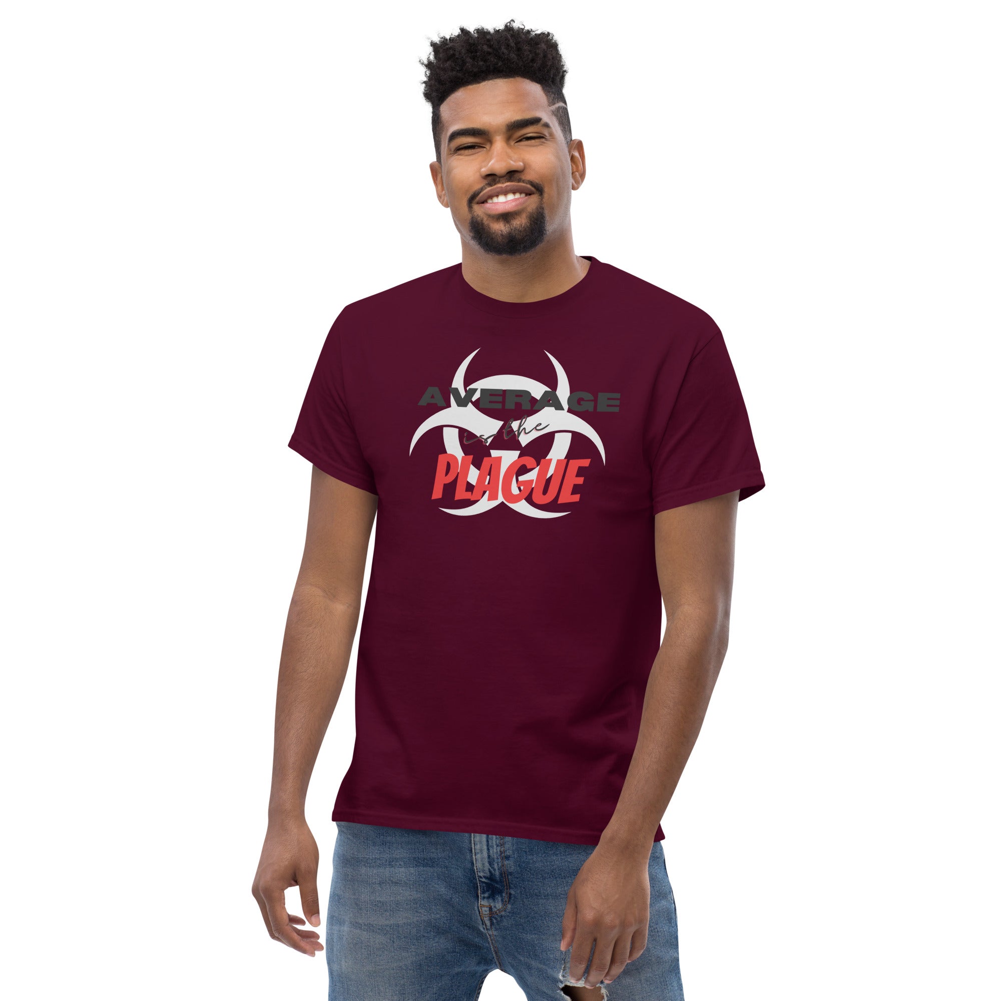 Average Is The Plague Men's Classic Tees - On The Grind Gear