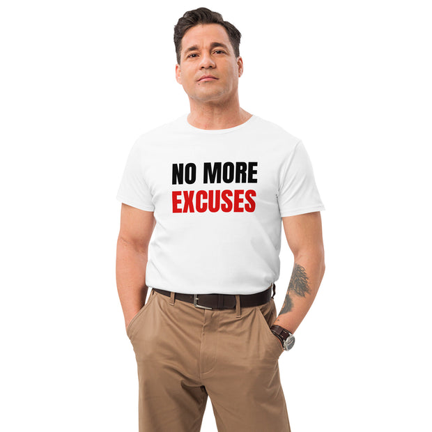 No more excuses Men's premium cotton t-shirt - On The Grind Gear