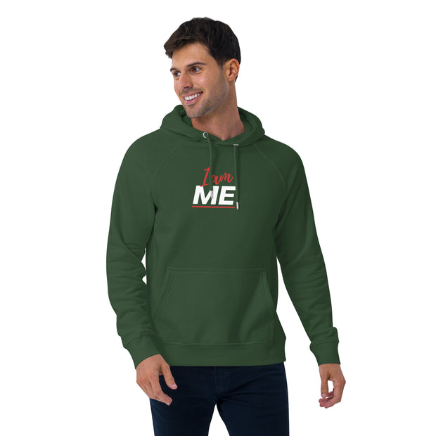 I am me Unisex eco raglan hoodie - On The Grind Gear