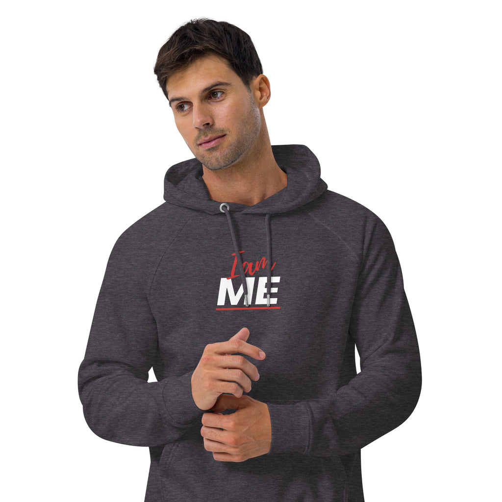 I am me Unisex eco raglan hoodie - On The Grind Gear