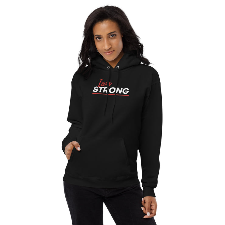 I am strong Unisex fleece hoodie - On The Grind Gear