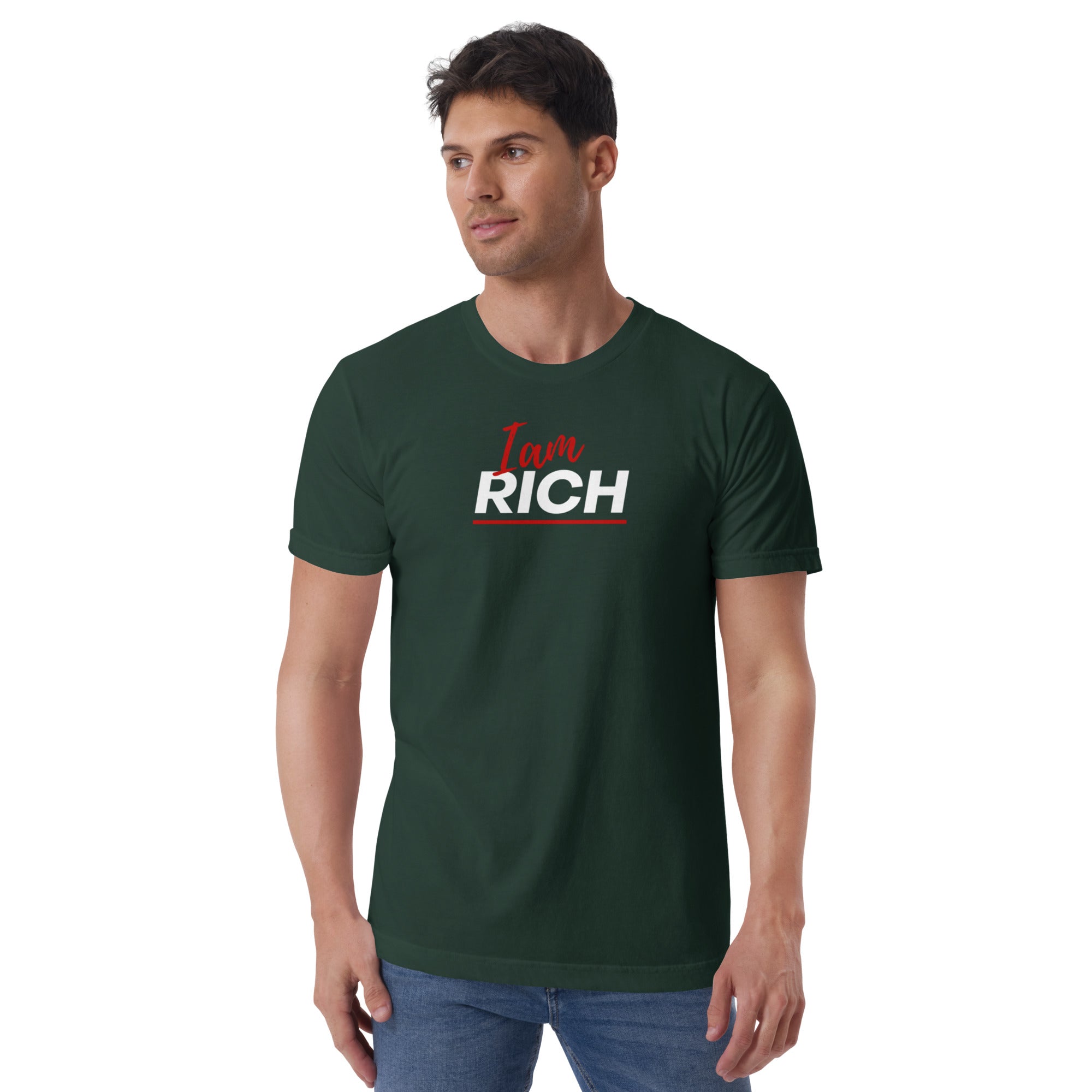 I am rich T-Shirt - On The Grind Gear