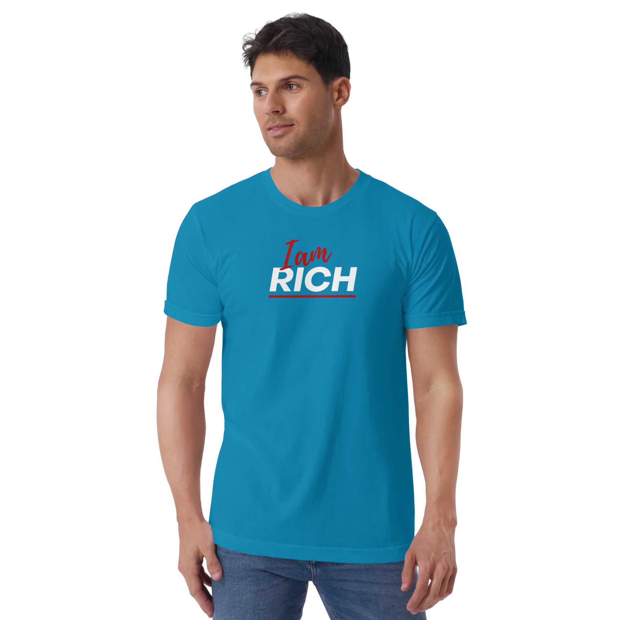I am rich T-Shirt - On The Grind Gear