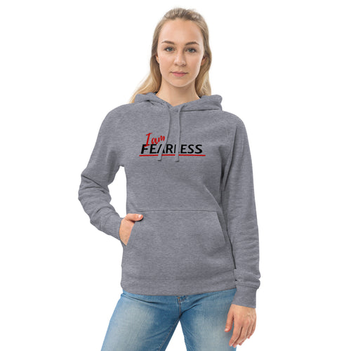 I am fearless Unisex kangaroo pocket hoodie - On The Grind Gear