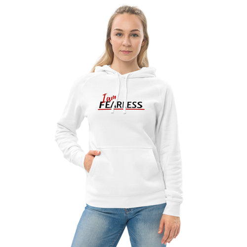 I am fearless Unisex kangaroo pocket hoodie - On The Grind Gear