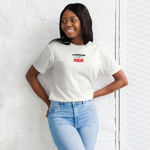 Average is the plague Unisex organic cotton tee - On The Grind Gear