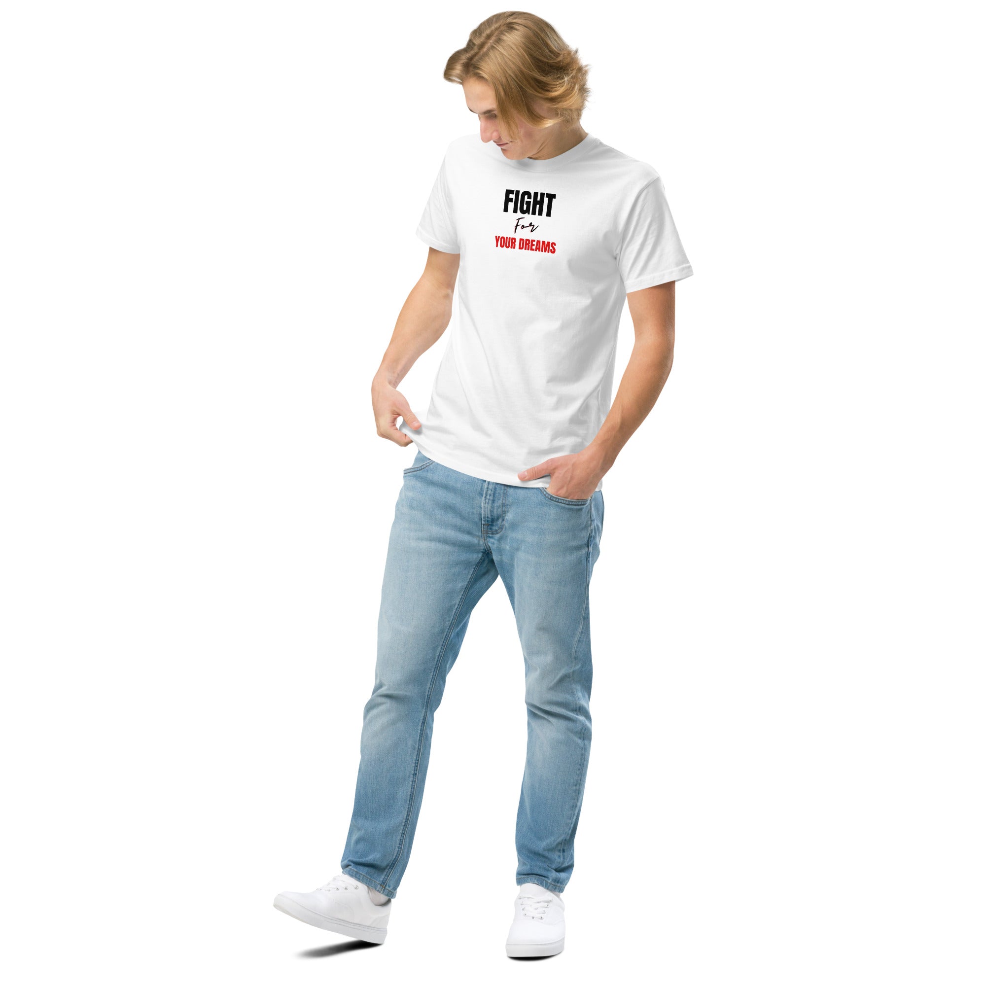 Fight for your dream Unisex organic cotton tee - On The Grind Gear