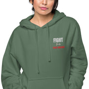 Fight for your dream Unisex pigment-dyed hoodie - On The Grind Gear
