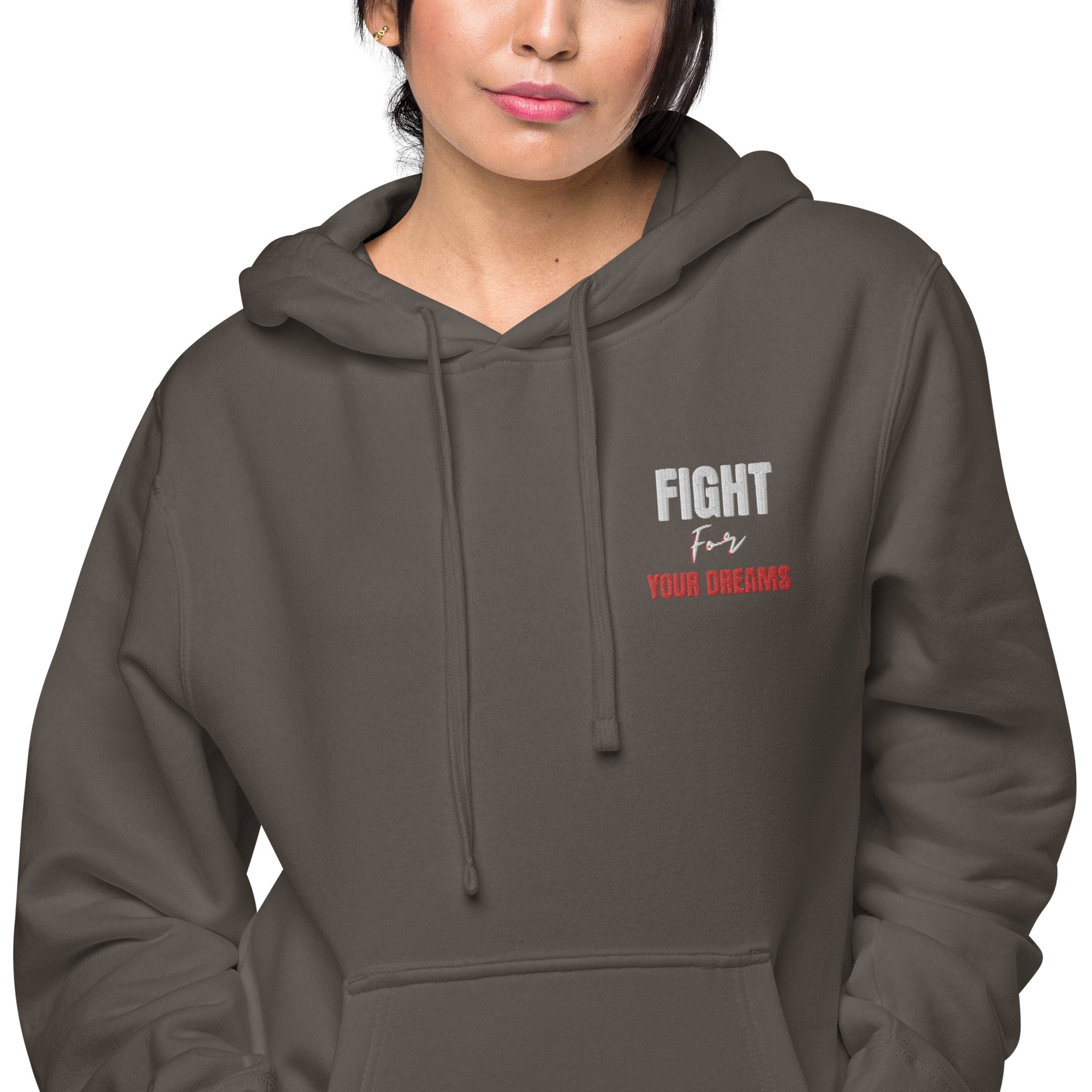 Fight for your dream Unisex pigment-dyed hoodie - On The Grind Gear