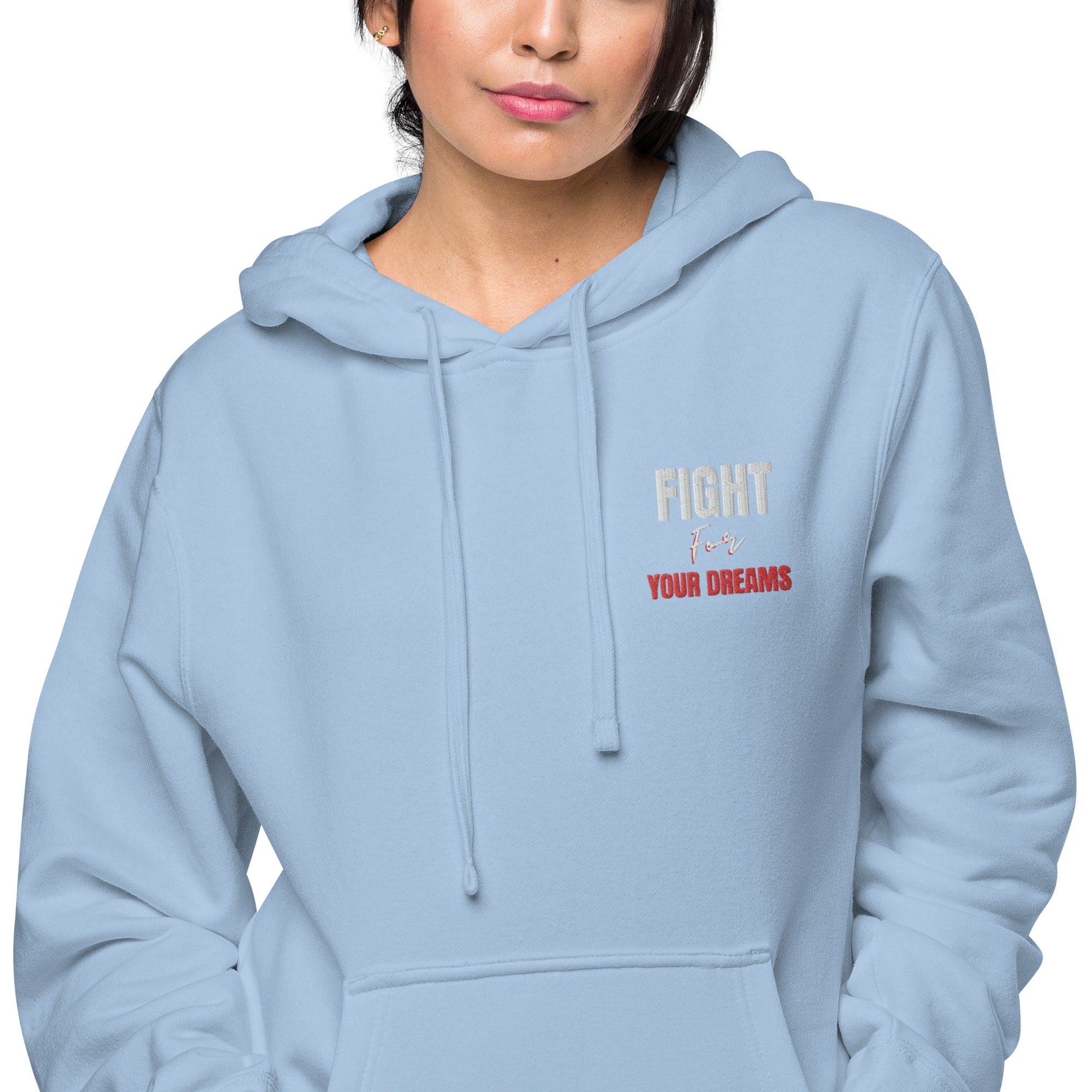 Fight for your dream Unisex pigment-dyed hoodie - On The Grind Gear