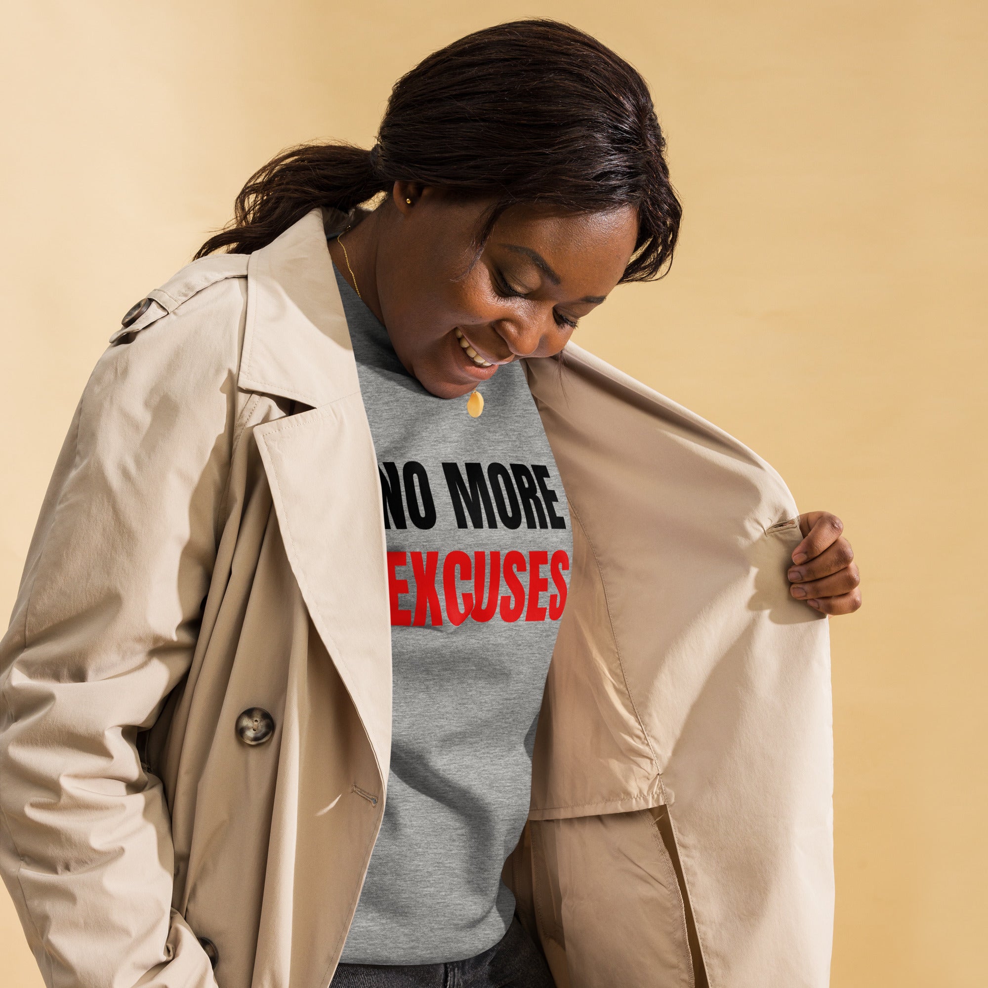 No more excuses Unisex Premium Sweatshirt - On The Grind Gear